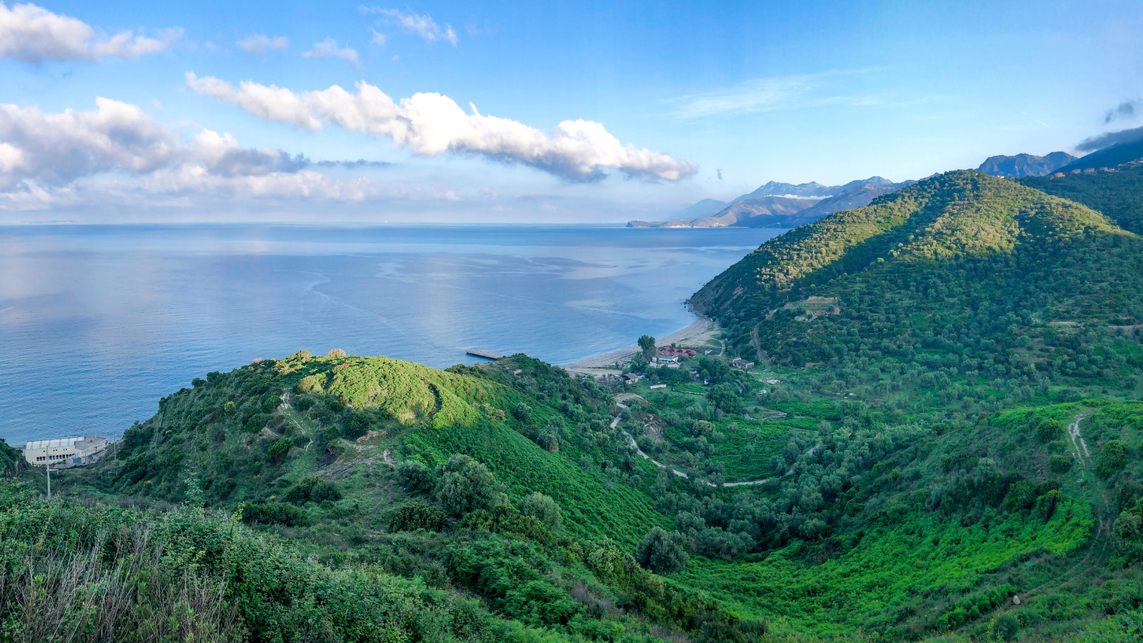 Albanian coastline.