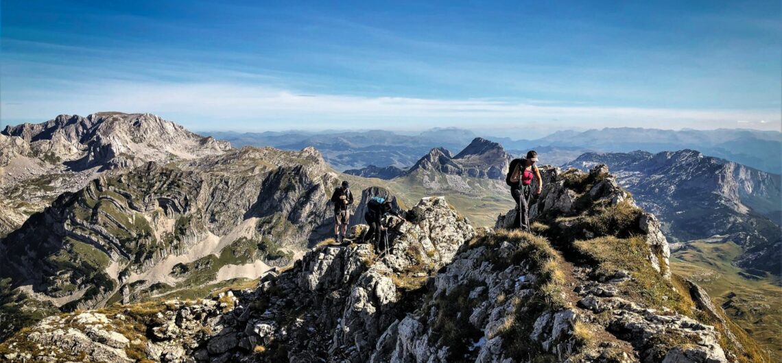 adventure travel in the Balkans - mountain hiking