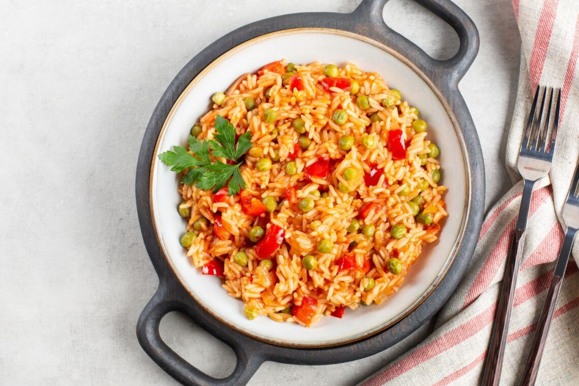 Djuvec is a naturally vegan dish popular in the Balkans