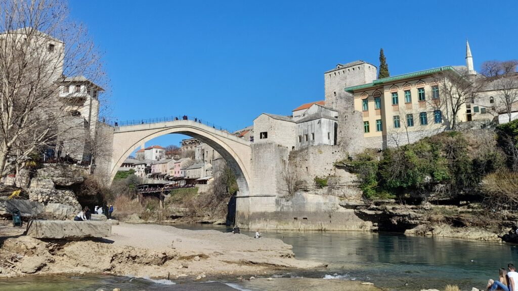 Stari Most Mostar old bridge for diving