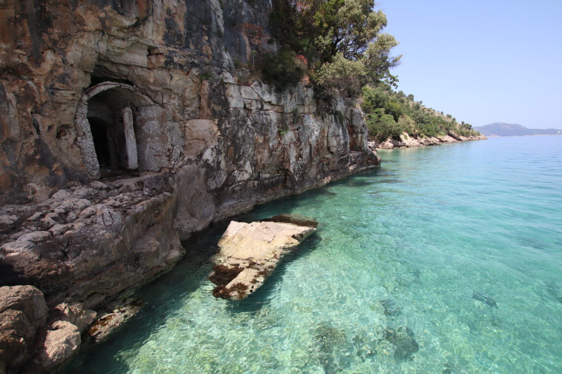 Secret Albanian bunker by the sea