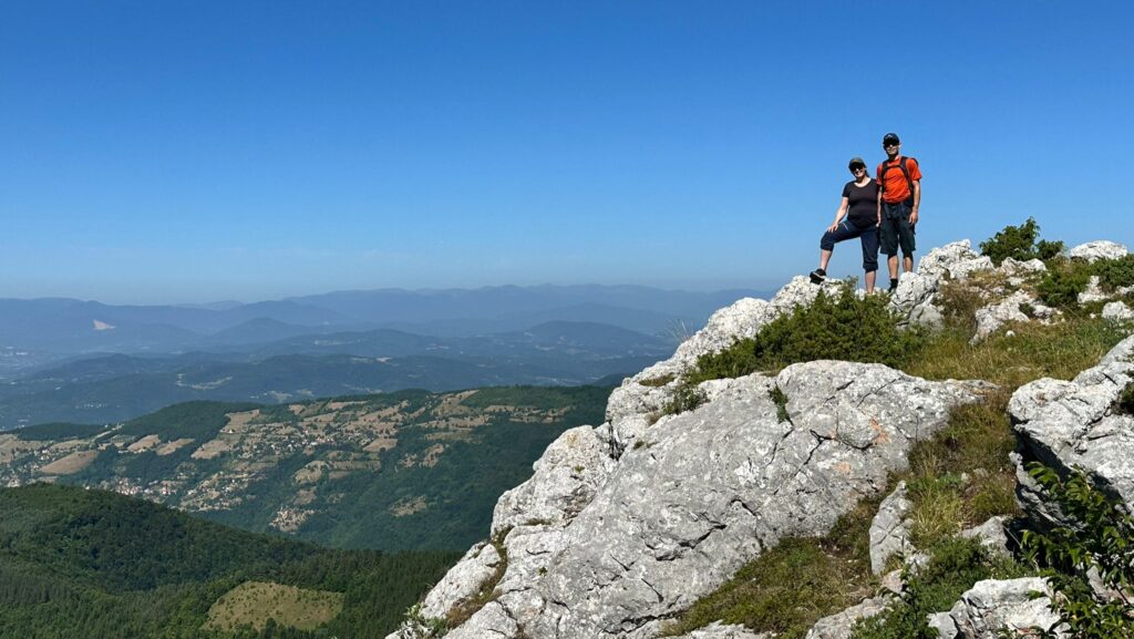 Visa Dinarica hiking trail in Bosnia Bjelašnica trail