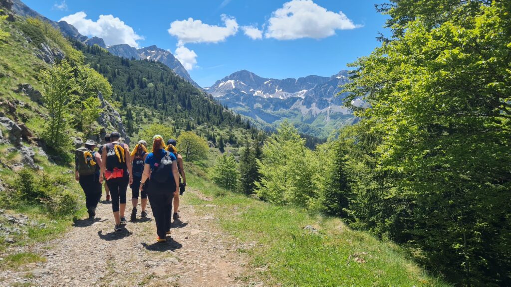 Mountain hike in Bosnia