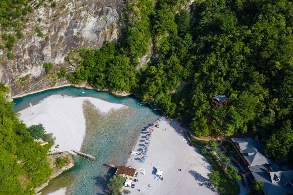 Albania's Shala River is a popular spot for tourists and known as the Thailand of Albania.