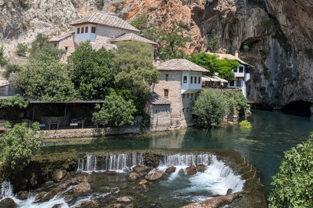 The sufi monastery at Blagaj near Mostar in Bosnia and Herzegovina