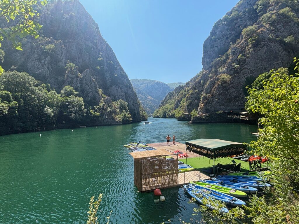 Visiting Matka Canyon, close to Skopje, is an easy half day trip from the city.
