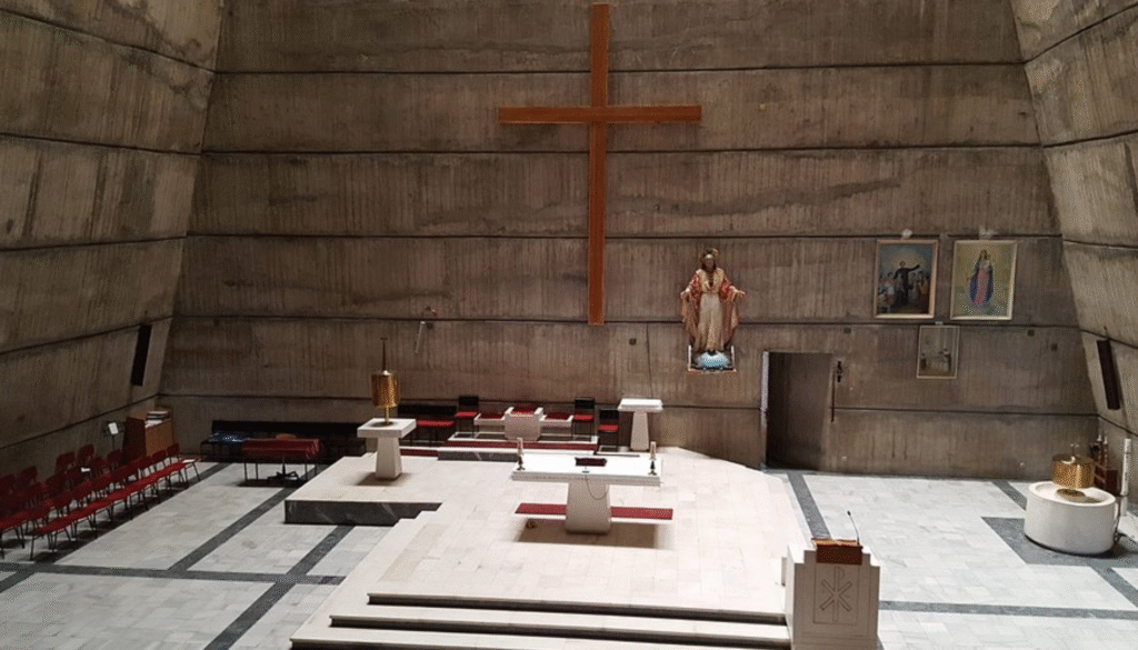 Church of the Sacred Heart of Jesus, Podgorica. Built: 1969