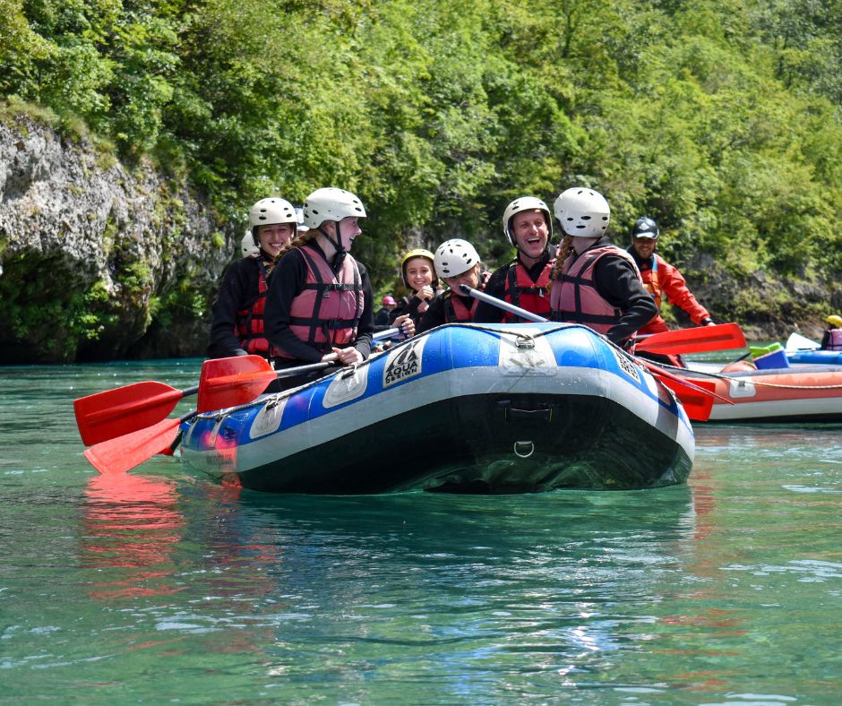 water rafting in the balkans